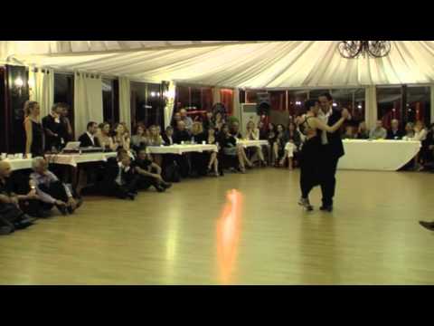  David Alejandro Palo  and  Milena Plebs  are  dancing  to  the  milonga  "  Milonga Criolla  "