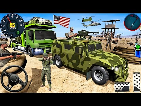 Army Truck Driving Cargo Games - US Offroad Army Truck Driving 3D 2025 - Andriod Gameplay