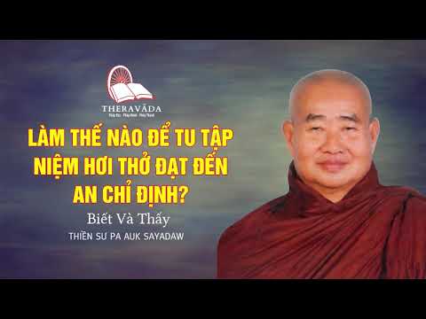 7. Làm Thế Nào Để Tu Tập Niệm Hơi Thở Đạt Đến An Chỉ Định | Pa Auk Sayadaw - Biết Và Thấy