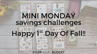 Mini Monday Savings Challenges