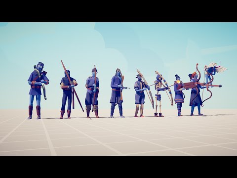 ALL RAPID FIRE ARCHERS vs UNITS - Totally Accurate Battle Simulator TABS