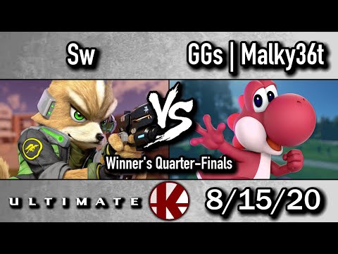 Sw (Fox) vs. GGs | Malky36t (Yoshi/Lucina) - Winner's Quarter-Finals