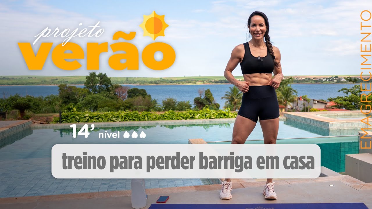 Melhor treino para PERDER BARRIGA em casa - Projeto Verão ☀️ - Carol Borba