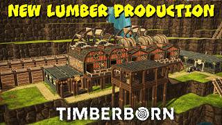 New Water Wheel Power Production in Timberborn | Bad Crater Episode 9