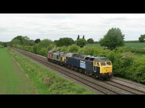 ROG 'Thank You NHS' 47848 & Europhoenix 37608 - 0M59, Barrow on Trent 15/05/20.