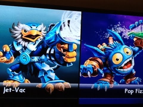 SKYLANDERS GIANTS: Jet Vac  vs.Pop Fizz