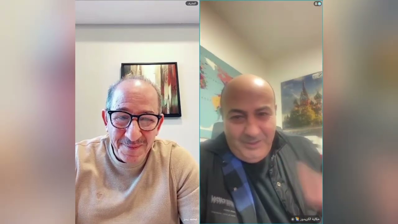 الإعلامي محمد يسر حوار مع الصحفي الإسرائيلي سمير الحلبي حول الوضع السوري  بش?
