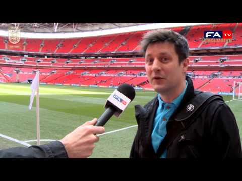 Super Fan Wembley winner at the FA Cup Semi Final, Manchester City vs Chelsea