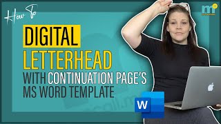 Download lagu Create DIGITAL LETTERHEADED STATIONARY TEMPLATE with CONTINUATION SHEETS using MICROSOFT WORD 2021 mp3