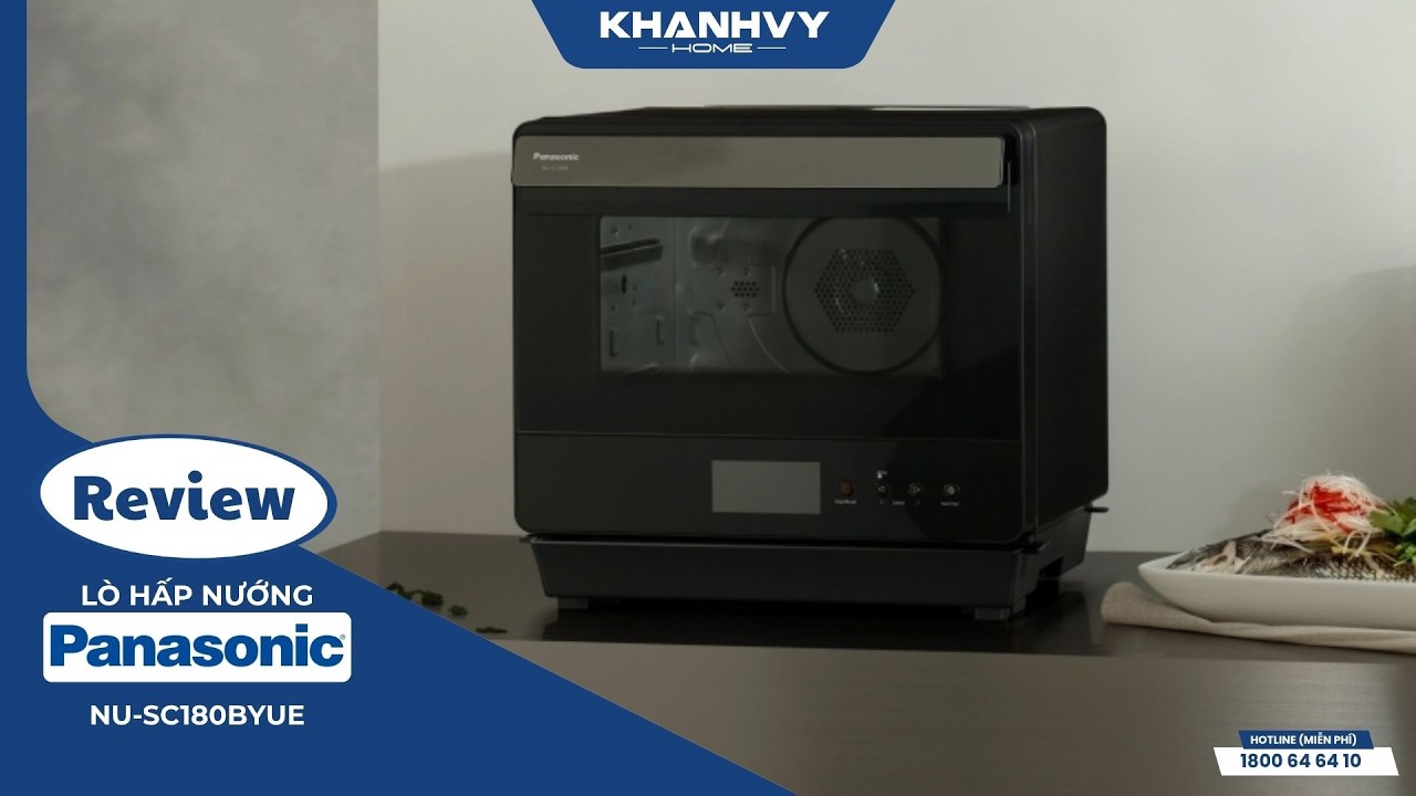 Lò hấp nướng chiên không dầu Panasonic NU-SC180BYUE