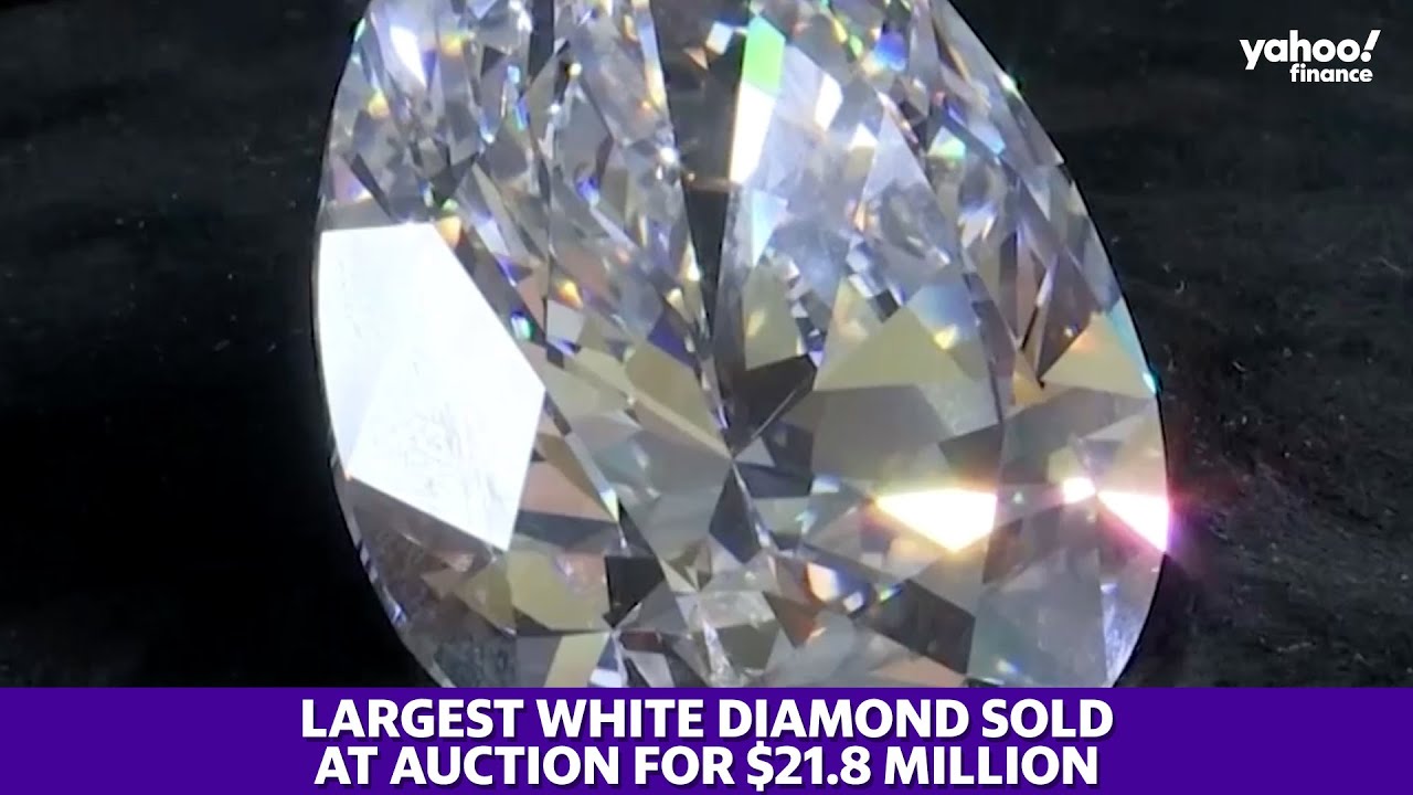 World’s largest white diamond sold at auction for $21.8 million