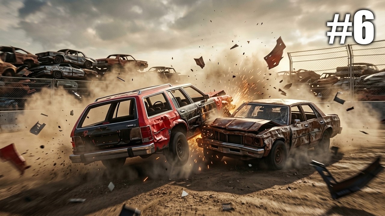 QUEM FICAR VIVO POR ÚLTIMO GANHA! - Wreckfest 2 Carreira #6
