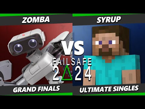 Failsafe Winter 2024 GRAND FINALS - Syrup (Steve, Ness) Vs. Zomba (ROB) Smash Ultimate - SSBU