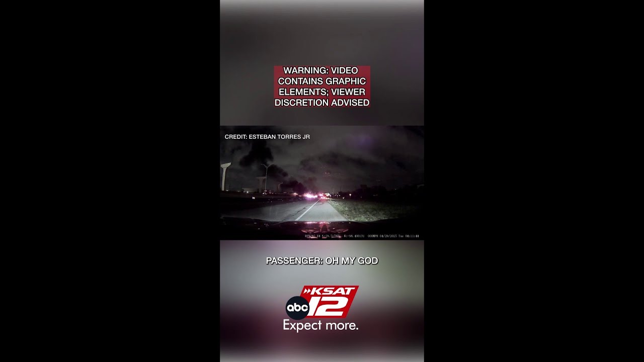 Uber driver captures 18-wheeler crash on Northeast Side