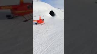 Fpv drone enters ice cave
