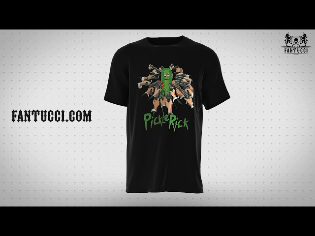 Vídeo relacionado con Comic Studio Morty Camiseta | Artículo Licenciado Oficial | Pickle Rick | Unisex | Negro | L T-Shirt