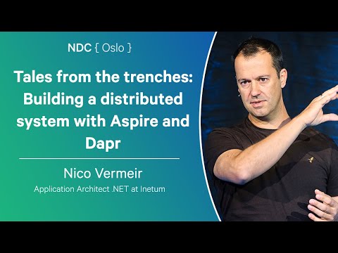 Tales from the trenches: Building a distributed system with Aspire and Dapr - Nico Vermeir