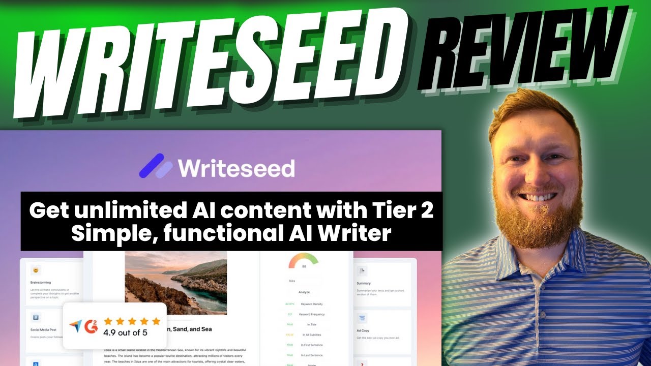 Writeseed Review: Boost Your Content Game with over 50 Templates