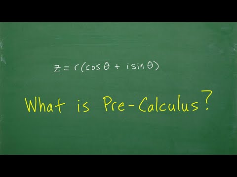 What is Pre-Calculus?