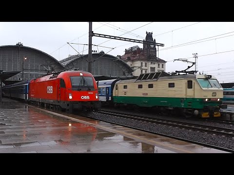 Vlaky Praha hlavní nádraží - 2013 / Czech Trains Prague Main Station