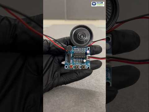 DIY Voice Recorder and Sound Playback Using ISD1820 #roboarmy #diyrobotics #voicerecorder