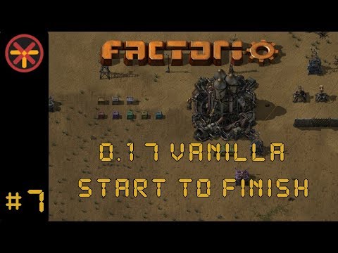 Factorio 0.17 Vanilla EP 7: Start To Finish - Our First Train! | Guide & Gameplay