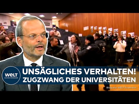 Video Thumbnail: ANTISEMITISMUS: Unsägliches Verhalten! Jetzt muss aufgearbeitet werden - Zugzwang der Universitäten