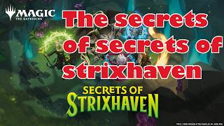 Secrets of Strixhaven limited design overview