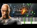 Black Adam - Main Theme (Lorne Balfe) [Piano Tutorial + Sheet Music]