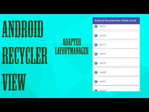Android  - Recycler View in Android Studio