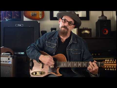 Postal 12 String Texas Fireball Electric Guitar Hand Made  Mahogany New Video image 18