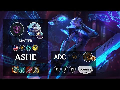 Ashe ADC vs Cassiopeia - NA Master Patch 11.8