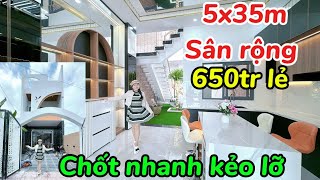 ☎️NHÀ ĐẸP KHÔNG GÌ SÁNH-5x35m Giếng trời hiện đại SHR-SÂN TRƯỚC SAU RỘNG-Kim Thủy mê không rời mắt