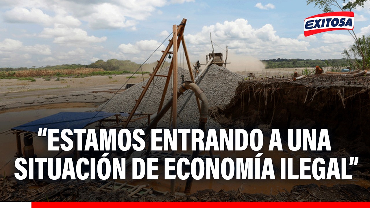 🔴🔵 Minería ilegal está transitando a economía criminal, advierte César Ipenza: “Ya no hay reglas”