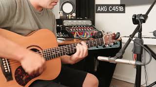 Video thumbnail for AKG C451b vs Neumann KM184 - Mic Comparison by Spinlight Studio