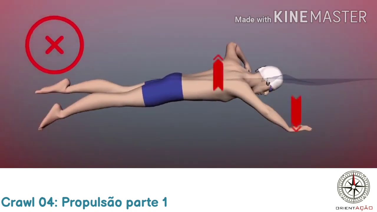 Técnica do nado crawl