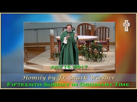 Homily by Fr. Mark Wiesner -  Fifteenth Sunday in Ordinary Time - July 16, 2017