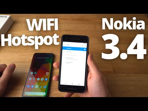 Nokia 3.4 - Cómo configurar un punto de acceso Wi-Fi portátil para compartir la conexión a Intern...