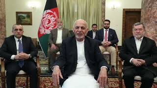 پیام محمد اشرف غنی رئیس جمهوری اسلامی افغانستان برای ملت.