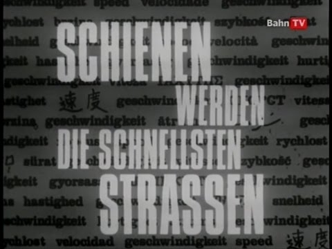 Deutsche Bundesbahn 1968: Schienen werden die schnellsten Straßen