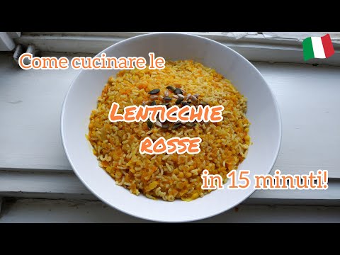 How to cook RED LENTILS in 15 minutes 🌱🍽️ The Vegan Ballerina
