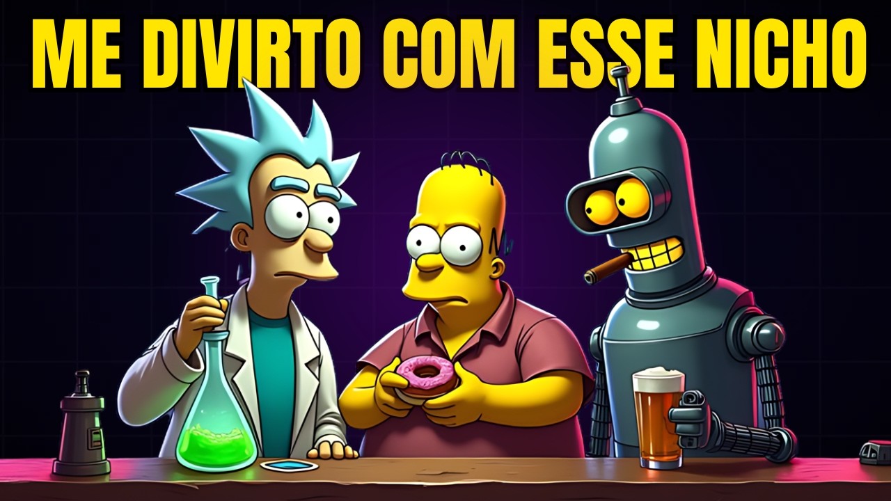 Este NICHO VIRAL é Incrivelmente DIVERTIDO e LUCRATIVO!