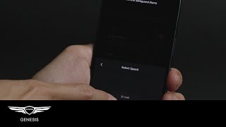 Genesis How to Set Speed Alert | Connected Services
