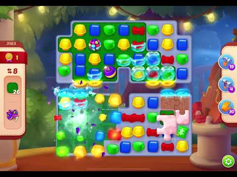 HomeScapes Level 3163 no boosters (15 moves)