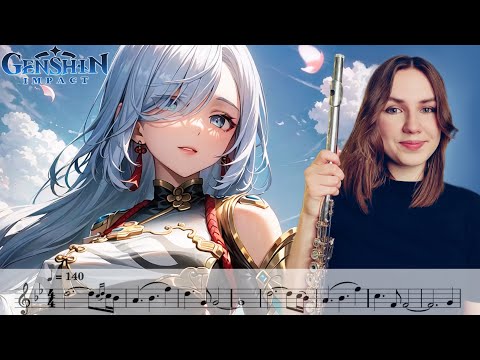 Shenhe Theme - Genshin Impact | Flute Cover [SHEET MUSIC]