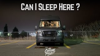 New Parking Lot Camping Spot | Van Builder Says: You Gotta See This