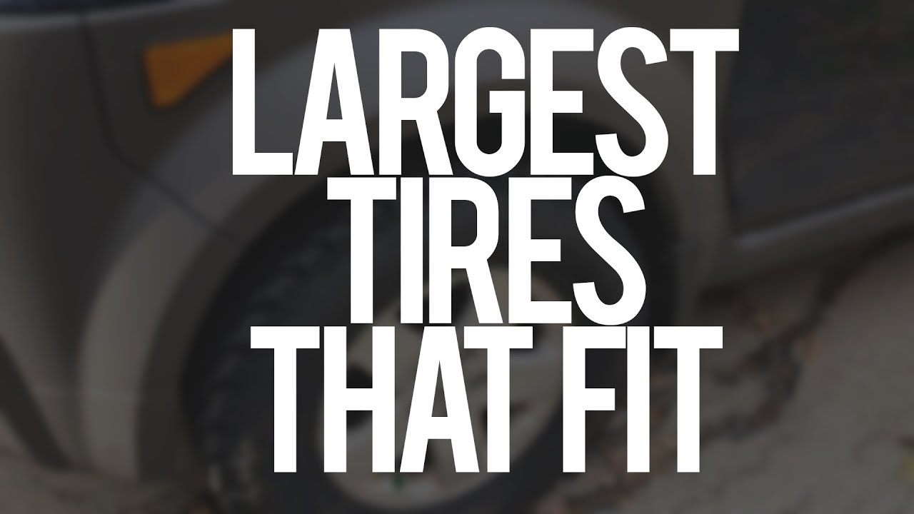 The Largest Tires Installed on my Honda Element - 225-75-16 - General Grabber AT2