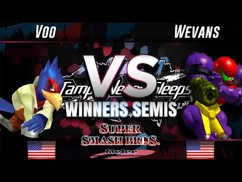Wevans (Samus) vs. Voo (Falco) - Melee Winners Semi-Finals - TNS 8