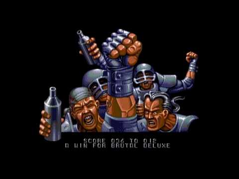 Speedball 2: Brutal Deluxe Gameplay Video - Atari Jaguar