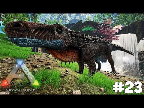 DOMAMOS O JACARÉ GIGANTE, FASOLASUCHUS!!! pt.23 - ARK JURASSIC